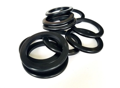 Pack of 10 Rubber Grommets 2-3/4" Inch Inside Diameter - 5/64" Groove Width - Fi - Picture 2 of 2