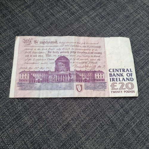 Billete de 20 libras Daniel O'Connel del Banco Central de Irlanda-1999 - Imagen 4 de 4
