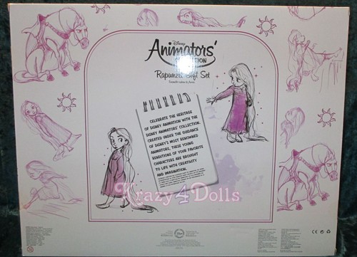 Disney Animators' Collection Deluxe Puppe Geschenkset Prinzessin Rapunzel Tangled Neu! - Bild 2 von 2
