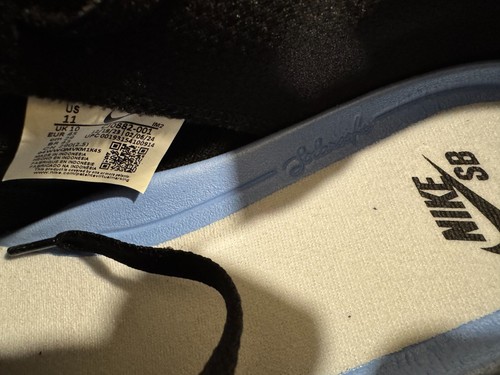 Size 11 - Nike Alleyoop SB Black White - Picture 2 of 5