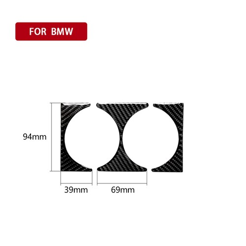 Carbon Fiber Interior Water Cup Holder Panel Trim For BMW 3 Series E46 1998-2005 - Picture 3 of 9