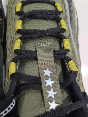 Men's Size 12.5 Nike Alpha Huarache Elite 4 Low Military Camo Baseball Cleats - Picture 6 of 9