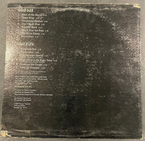 CREEDENCE CLEARWATER REVIVAL--CCR-- THE CONCERT-- MPF 4501 VG+/VG LP VINYL - Picture 2 of 4