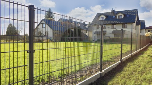 64,75 m Doppelstabmatten Zaun Set Gittermatten Stabmatten H 2030 mm Anthrazit - Bild 4 von 9