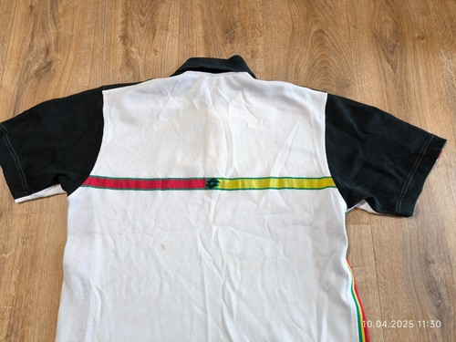 Vintage 90s Mens Lotto For Boris Becker Polo Shirt Italiano Tennis Size L - Picture 10 of 24