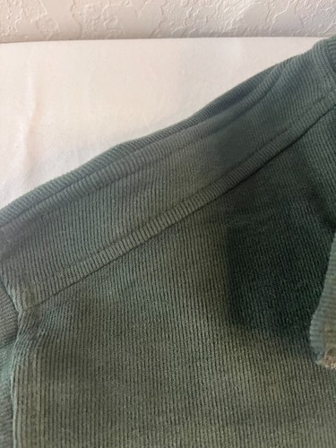 Izod 1/4 Zip Pullover Sweater Mens Size XXL Green Long Sleeve - Picture 6 of 6