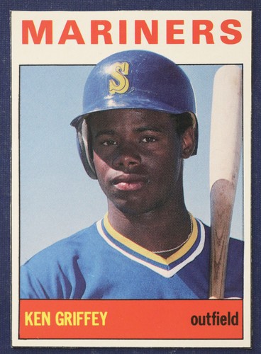 1989 SCD Baseball Pocket Price Guides #3 Ken Griffey Jr. Rookie Hand Cut NM+