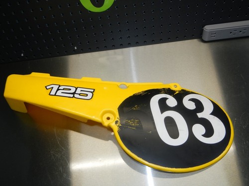 Cubierta lateral izquierda Yamaha Yz125 1980 YZ 125 OEM 80 Ahrma   - Imagen 12 de 12