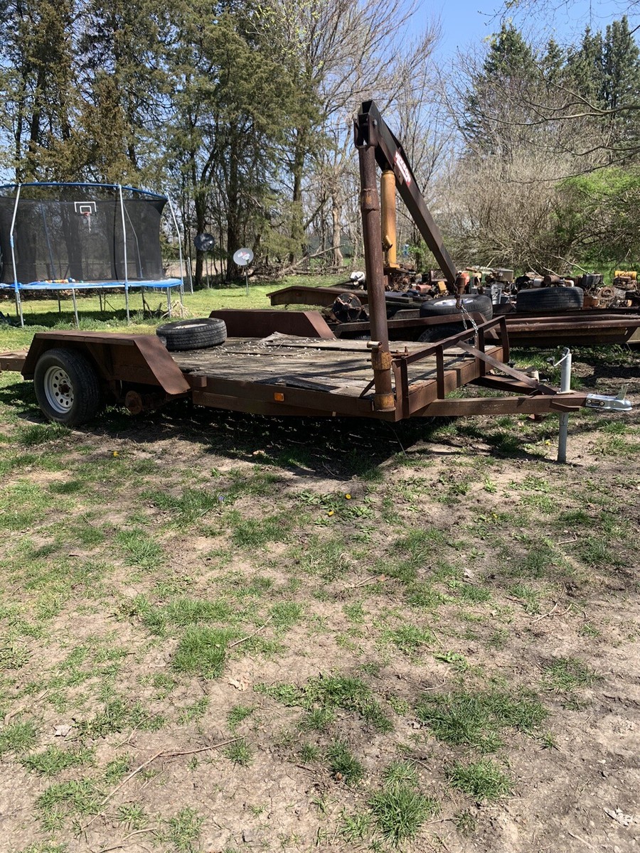 Tandem Axle Equipment Utility Landscape Trailer 77&quot;/16' Long No 