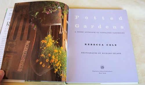 HCDJ Potted Gardens A Fresh Approach to Container Gardening by Rebecca Cole 1992 - Picture 7 of 18