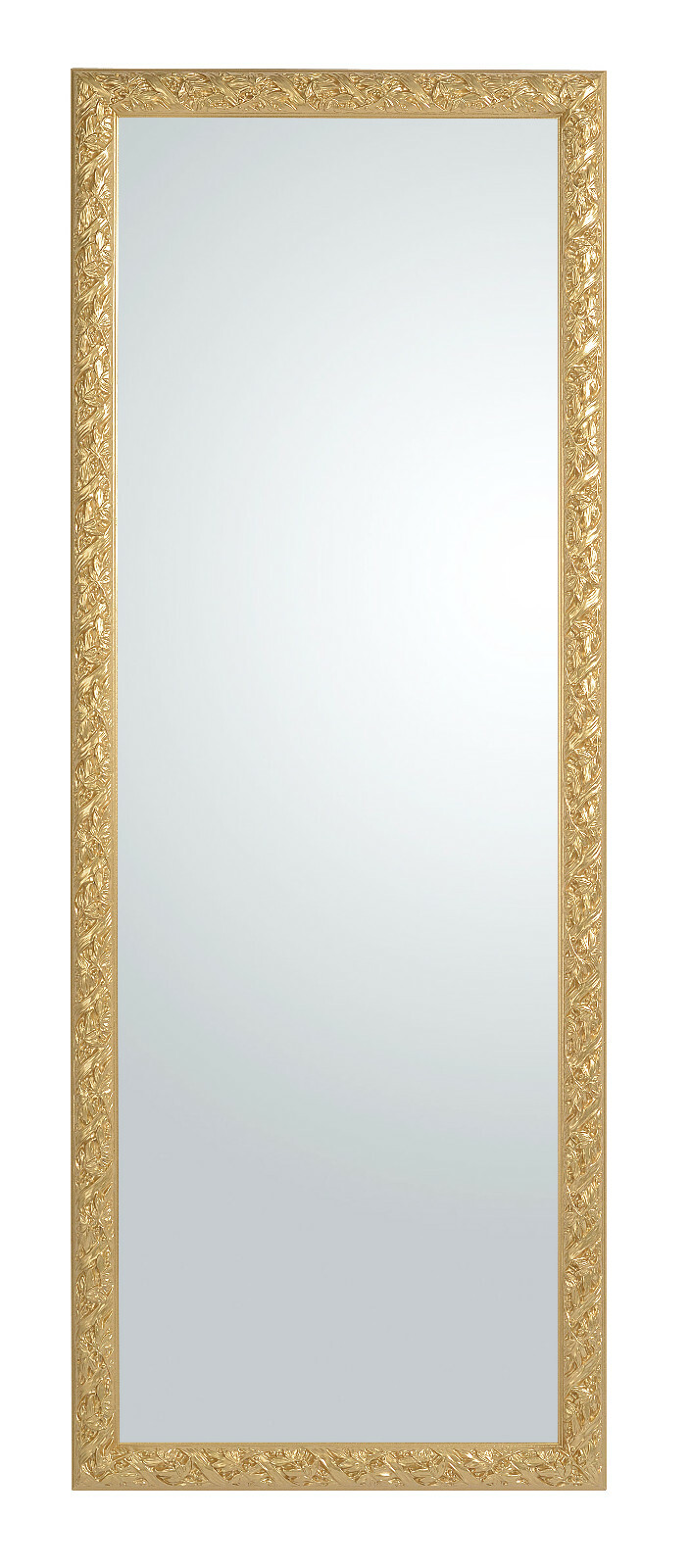 Wandspiegel mit Holzrahmen Gold Barock Klassisch cm 55x145. Flurspiegel Grünikal Wandspiegel mit Holzrahmen Gold Barock Klassisch cm 55x145. Flurspiegel Grünikal