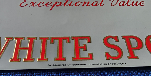 White Spot Außergewöhnliches Wert Ein Remco Produkt Inneres Etikett Zigarrenkiste - Bild 3 von 5