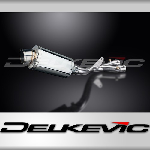 Yamaha FZ-10 MT-10 2016-2021 Slip On 9" Oval Stainless Exhaust Muffler Kit - Picture 1 of 5