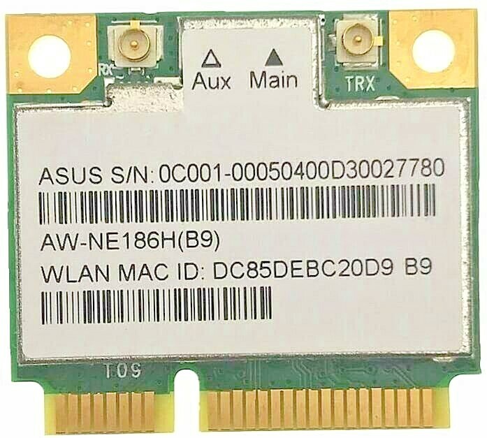 ASUS X540sa Series WiFi Wireless Card Atheros Ar5b125 Aw-ne186h ASUS X540sa Series WiFi Wireless Card Atheros Ar5b125 Aw-ne186h