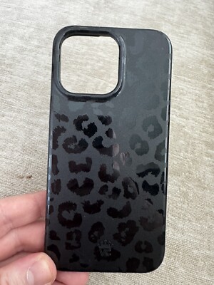 Velvet caviar Black Leopard iPhone 15 Pro Max Case