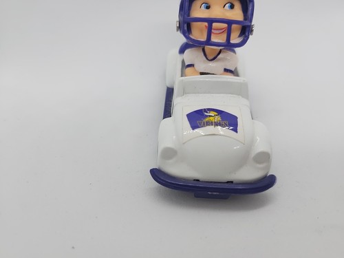 NFL Minnesota Vikings LINE BOPPER CAR NFLP 1996 ERTL VW Volkswagen Bug - Picture 5 of 10