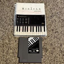 Miracle Piano Teaching System (Nintendo NES, 1990) W/ Guide Read