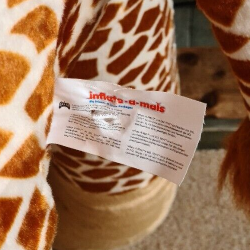 Large Giraffe Inflatable Animal Soft Plush Toy Giant Standing 6Ft 190cm Washable - Bild 4 von 10