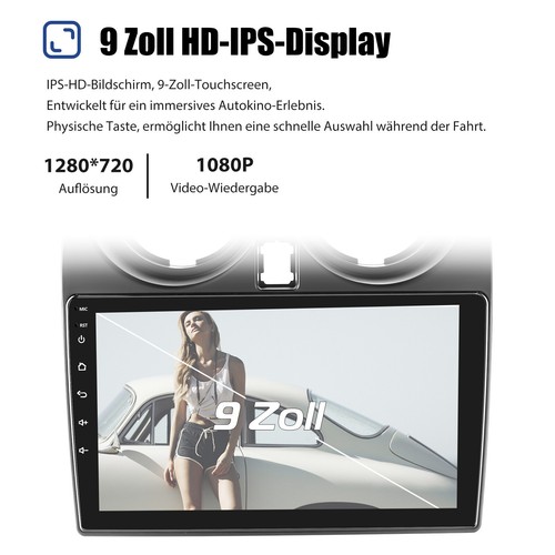 DAB+ Für Nissan Qashqai J10 2007-2015 Android 14 Carplay Autoradio GPS Navi WIFI - Bild 6 von 14