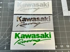 Kawasaki Racing Die Cut Vinyl Decal Many Sizes & Colors FREE Shipping