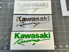 Kawasaki Racing Vinyl Decal Many Sizes & Colors FREE Shipping