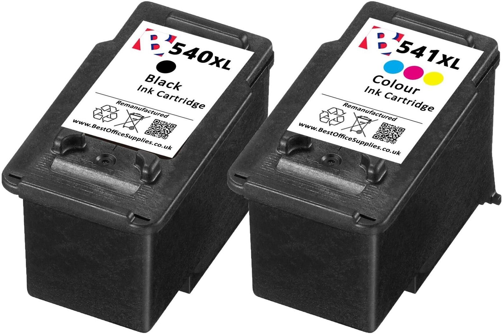Refilled Canon PG-540XL CL-541XL Ink Cartridges - For Canon Pixma MX394