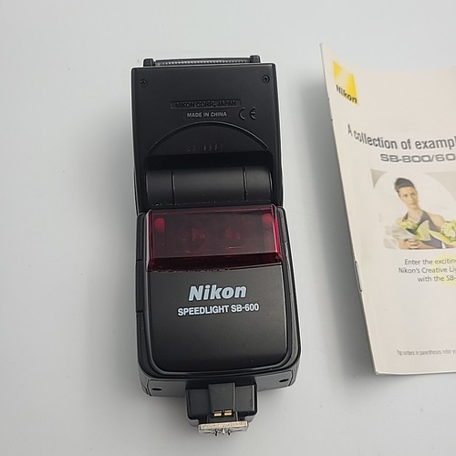 Nikon Speedlight SB-600 Shoe Mount Flash Tested Works/missing Side Button📸 - Picture 4 of 12