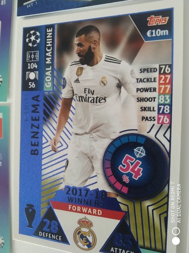 BENZEMA STICKERS & CARDS COLECCIÓN 35 UNIDADES - Imagen 11 de 12