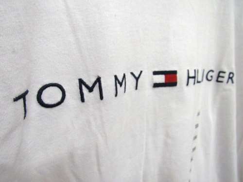 NWT's Tommy Hilfiger Embroidered Logo T Shirt 2XL XXL #5172 - Picture 2 of 6
