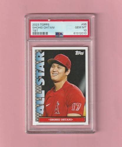 2023 Topps Throwback Thursday SHOHEI OHTANI #95  PSA 10 Los Angeles DODGERS