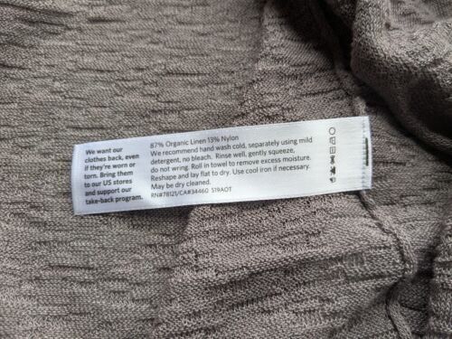 Eileen Fisher Bio Leinen Pullover Strickjacke lila grau leicht Sommer XXS/XS sehr guter Zustand - Bild 6 von 7