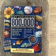 Nova Development Art Explosion 800,000 Images 34 CDs with Book Catalog