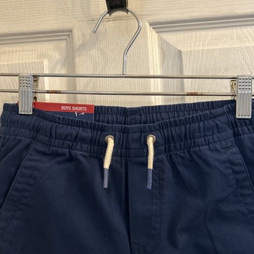 NWT Gap Boy's Elastic Waistband Stretch Soft Twill Shorts Size M (8) Blue - Picture 4 of 22