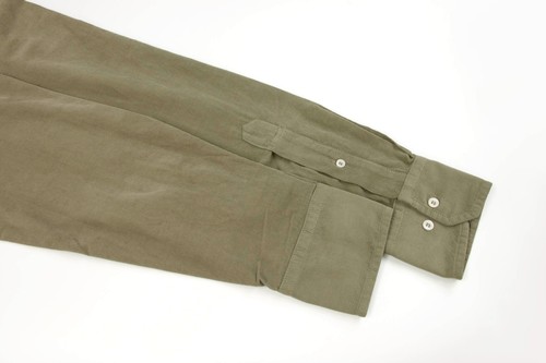 NWT $1150 Brunello Cucinelli Men's "Easy Fit" Corduroy Snap-Down Shirt A252 - Picture 4 of 6