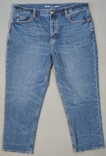 WC11423 ****OLD NAVY**** HIGH-RISE SLOUCHY STRAIGHT LEG JEANS 14 (msr 38"x25.5")