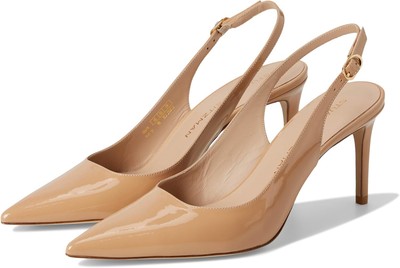 サンダル・ミュール Stuart Weitzman STUART PWER SLINGBACK 75 (SK670PAT XW7) Stuart Weitzman Women's Power Slingback 75 Pump | eBay