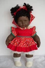 1980s Vtg 50 18 ZAPF 18" Black/African Doll --Cute & Chunky/Cabbage Patch-like!