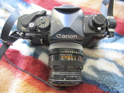 Canon F-1 Early SLR Camera body FD 50mm