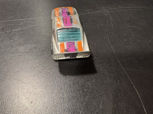 Redline Hot Wheels 1975 Chrome Orange/Magenta Mustang #9203 Hong Kong - Picture 5 of 7