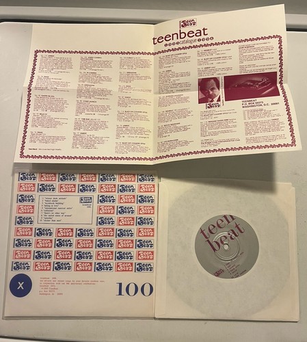 Teenbeat Records 7” Teenbeat 100 10-song EP 1993 Vinyl Record W/ Catalogue - Picture 2 of 5