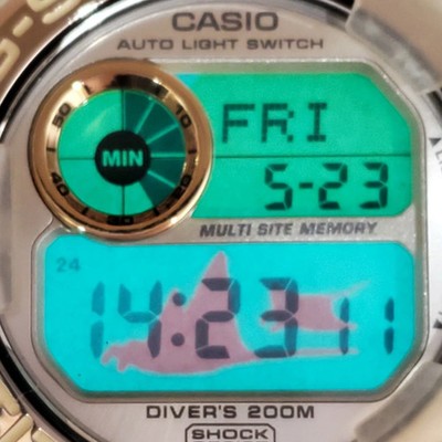 時計 CASIO G-SHOCK Frogman dw9900wccs Used Casio G-Shock DW-9900WC-9T Frogman WCCS Gold Titanium