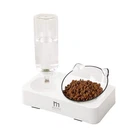 Double Elevated Dog Cat Bowl, Pets Water and Food Bowl Set, 15° Raised Tilted...