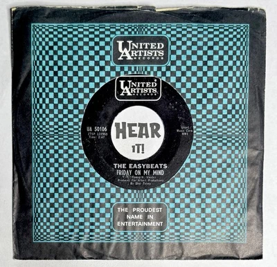 Killer Aussie Garage Beat Mod 45 THE EASYBEATS Friday On My Mind / Made My UA - Image 1 of 3