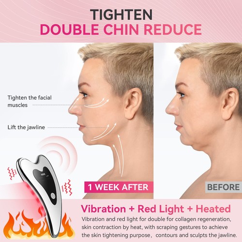 Electric Gua Sha Facial Tools - Face Sculpting Tool/Lift Device - Heated & Vi... - 第 5/7 張圖片