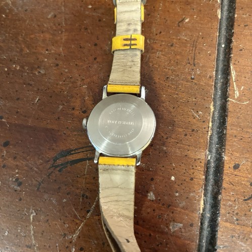 Vintage 1958 Snoopy Tennis Mystery Ball Wristwatch! Works Original Band - Picture 5 of 5