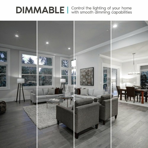24x Luxrite LED A19 Standard Bulb 75W Equiv. 1100lm 5000K Enclosed Fixture Rated - Picture 6 of 8