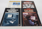 4 Texas Instruments Vintage Reference Micro-Processors Semiconductor Graphics