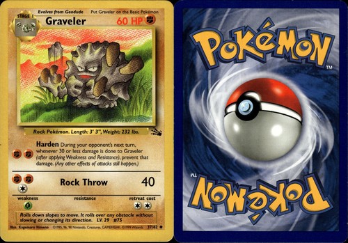 Graveler 37/62 | Fossil | Pokemon TCG | English | Common - Imagen 3 de 3