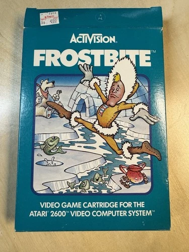 Atari 2600 Frostbite Cartridge - Manual - Box - Catalog - Activision - Nice!