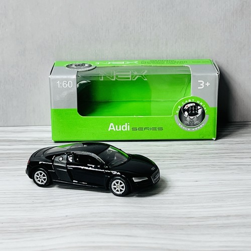 Audi R8 Die Cast Welly Series Metal Car Black Model 1:60 Nex 2016 Diecast New - Picture 16 of 19